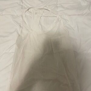 Lululemon Women's White Sleeveless Top